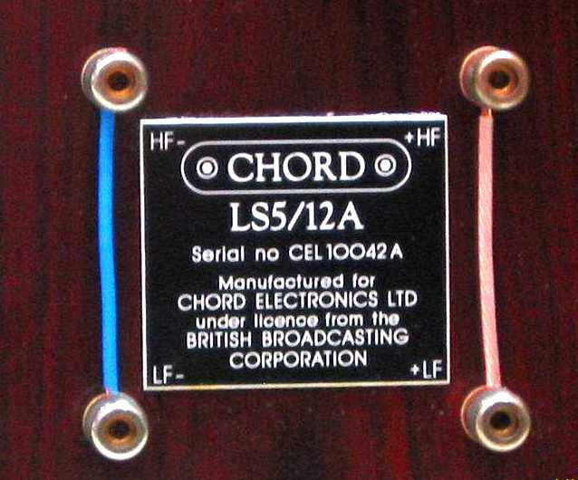 Chord LS5-12A back particolare
