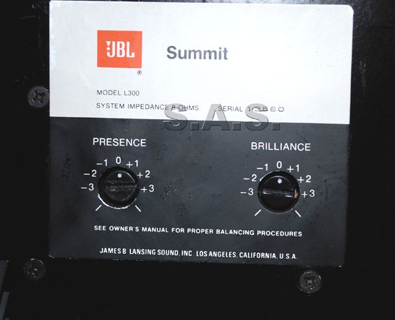JBL L 300 Summit back7