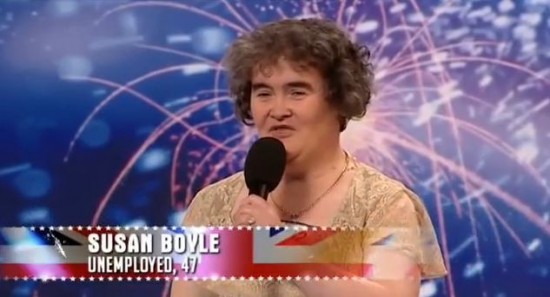 rock video Susan Boyle