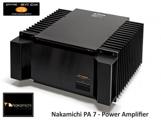 Nakamichi PA7 Apertura con logo