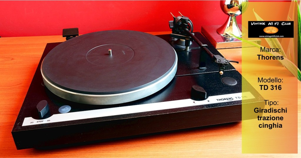 Vintage shop manifesto Thorens 316 1